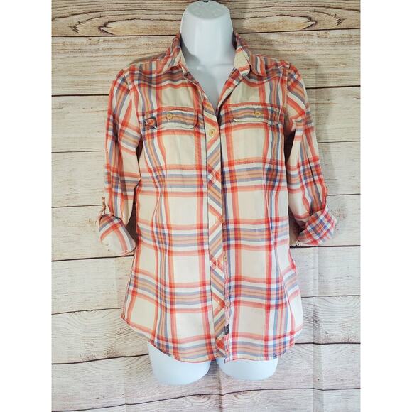 The North Face Plaid Button Down Size XS - Picture 3 of 7